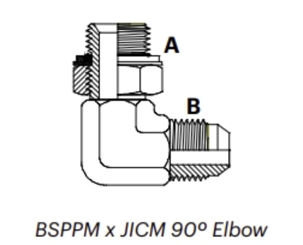 Jp M Bsppm X Jicm Elbow Mj Hydraulic Pty Ltd