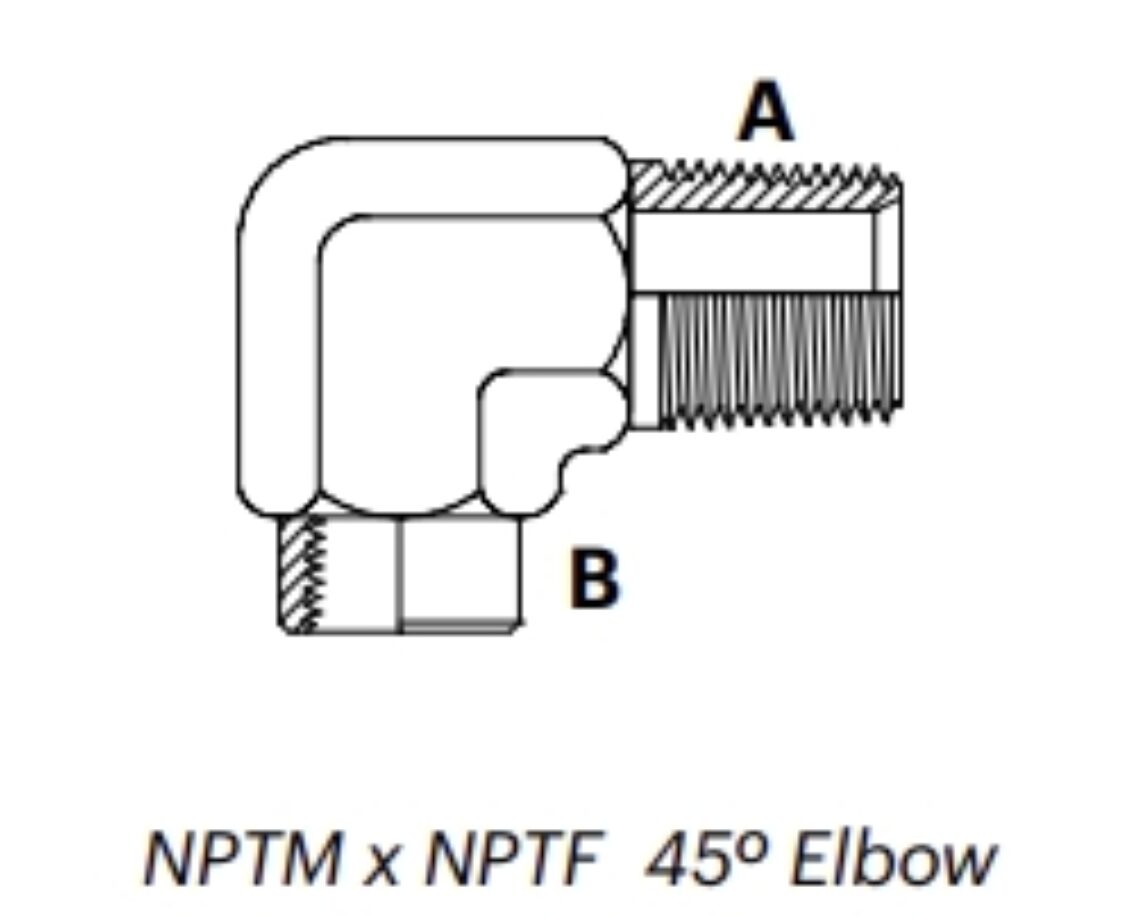 N Mf Nptm X Nptf Elbow Mj Hydraulic Pty Ltd