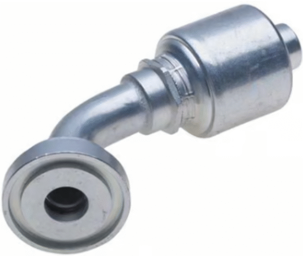 Code 61 O-Ring Flange - 60° Bent Tube - Megacrimp