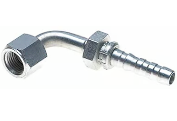 JIC Female 37° Flare Swivel – 90° – Global Spiral