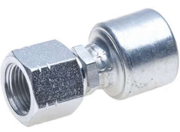 Female Komatsu-Style Japanese Metric Swivel - Megacrimp