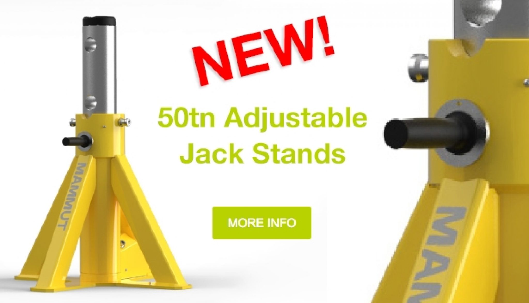 NEW! 50tn Adjustable Jack Stands MJ Hydraulic Pty Ltd