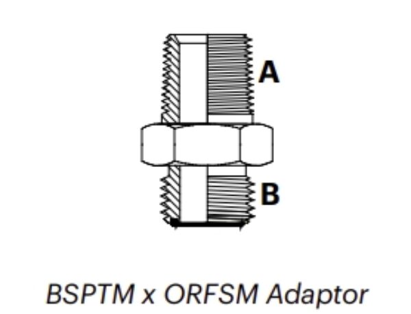 OB1M - ORFSM X BSPTM Adaptor