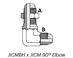 J90M – JICMBH x JICM 90º Elbow