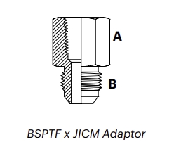 JB1MF – BSPTF x JICM Adaptor