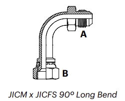 JLT9MFS – JICM x JICFS 90º Long Bend