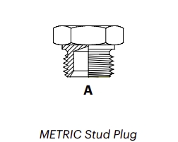 MP – METRIC Stud Plug