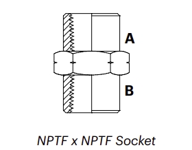 N1F – NPTF x NPTF Socket