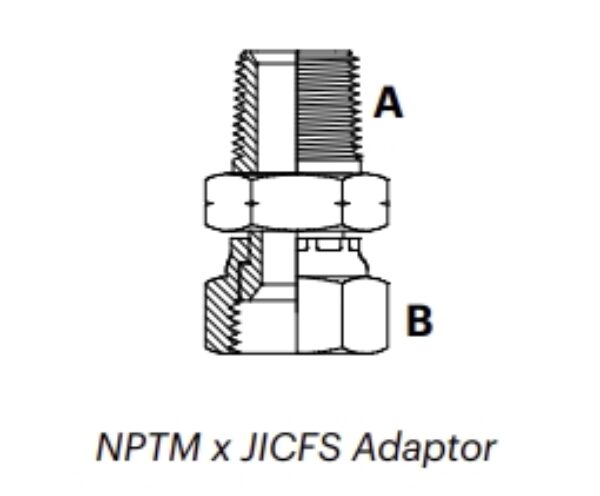 NJ1MFS - NPTM x JICFS Adaptor