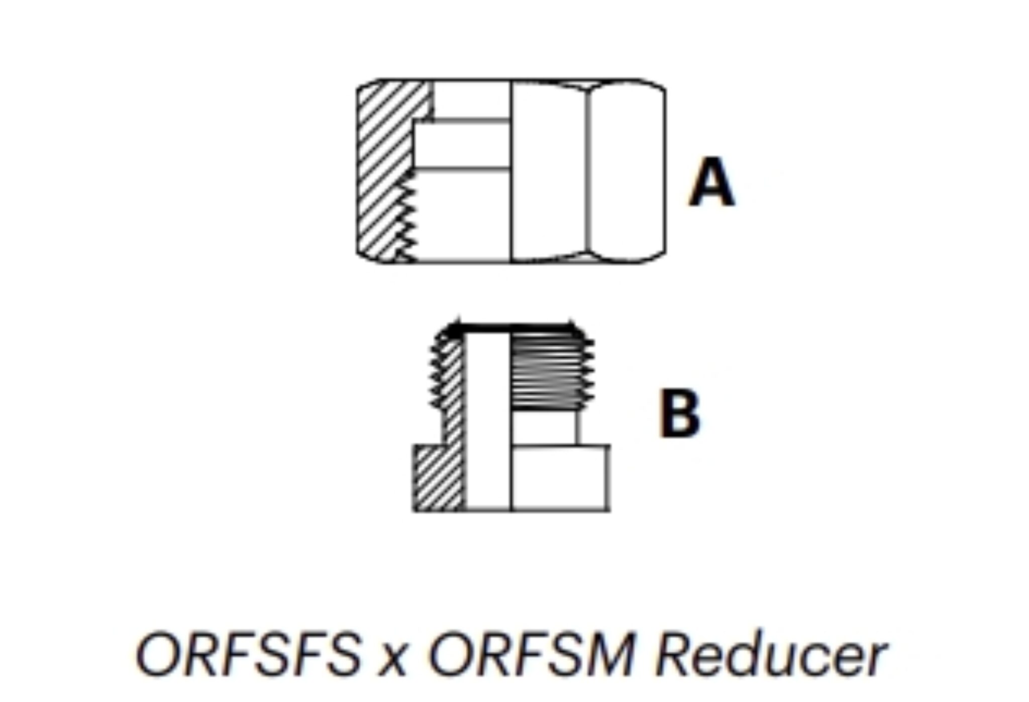 OTR ORFSFS x ORFSM Reducer MJ Hydraulic Pty Ltd