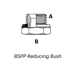 P1R – BSPP Reducing Bush